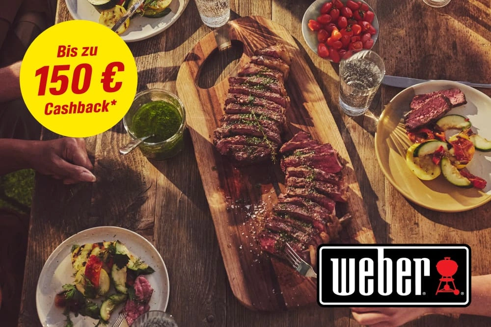 Bis zu 150 € Cashback*